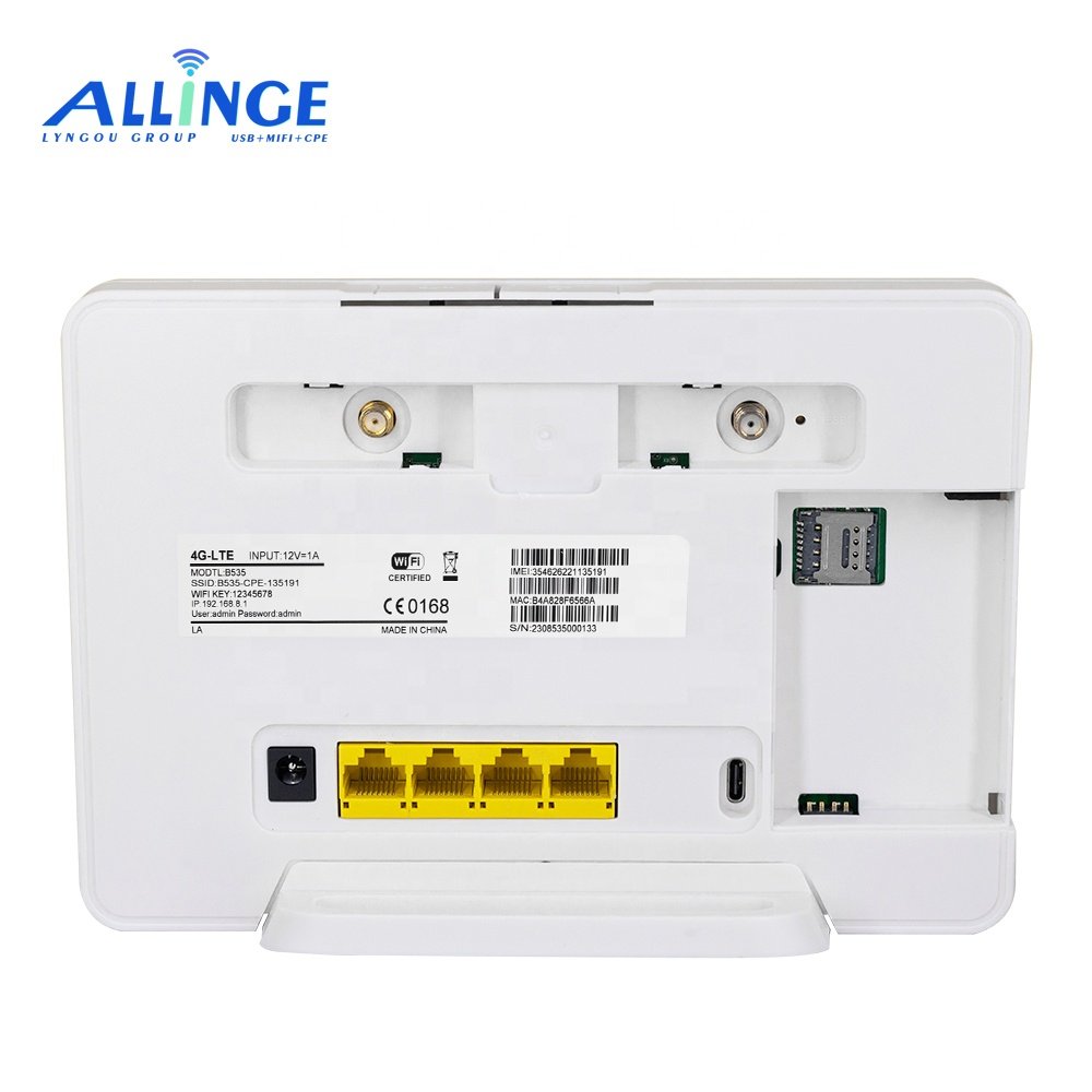 ALLINGE HMQ308 B535 Outdoor 4G Router Wifi 4G With SIM Card Wireless Mobile Hotspot Router